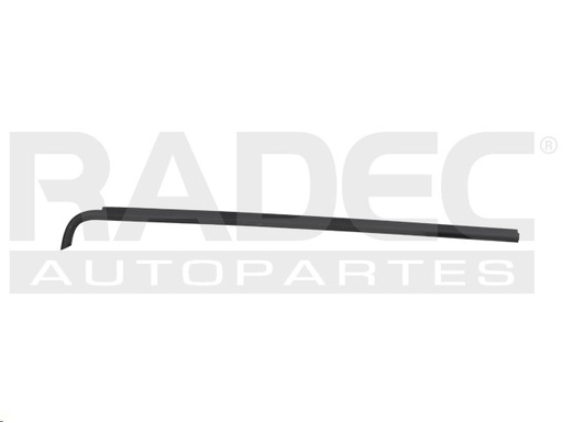 [011-3111-03] MOLDURA BOTAGUA VW GOLF 4P 88-92/JETTA A2 87-92  Izquierdo Delantera  Exterior