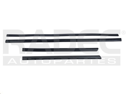 [011-3111-07] MOLDURA PUERTA VW GOLF 99-05 2 PUERTAS 4 PIEZAS