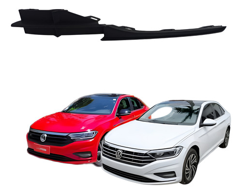 [011-3112-27] MOLDURA REJILLA VW JETTA 19-21 R-LINE/COMFORTLINE/HIGHLINE/TRENDLINE/WOLFSBURG EDITION L4 4 CILINDROS 1.4L 4 PUERTAS IZQ