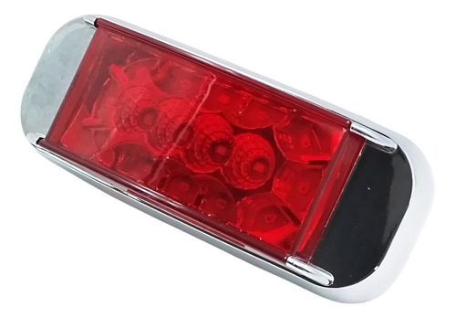 [002-4104-04] PLAFON RECTANGULAR CROMO 16 LEDS CON STR