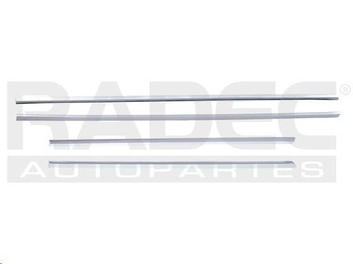 [011-3114-00] MOLDURA PUERTA VW PASSAT 09-12 JUEGO 4 PIEZAS CC