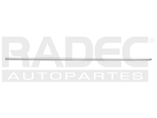 [011-3114-23] MOLDURA PUERTA DEL VW PASSAT 06-11 CROMADA COMFORTLINE/HIGHLINE/TRENDLINE/S/SE/SEL/SPORTLINE/DESIG/LIMITED EDITION/WOLFSBURG EDITION 4/6 CILINDROS 1.8/2.0/2.5/3.6L 4 PUERTAS IZQ