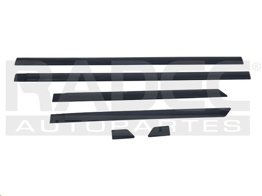 [011-3115-07] MOLDURA PUERTA VW POINTER 00-05 4 PUERTAS 6 PIEZAS