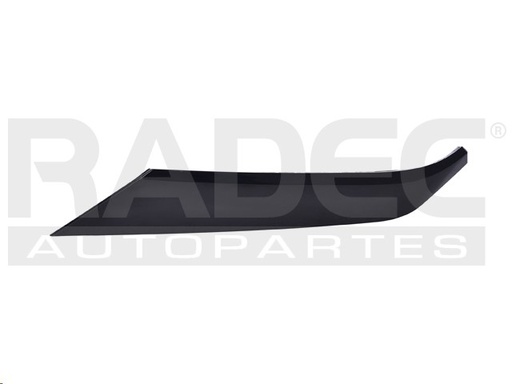 [011-3116-07] MOLDURA REJILLA DELANTERA VW POLO GTI 15-17 P/PINTAR L4 4 CILINDROS 1.8L 3 PUERTAS IZQ