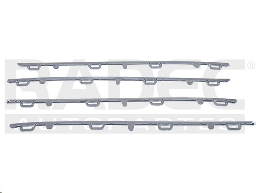 [011-3125-06] MOLDURA PARRILLA VW AMAROK 10-13 4 PIEZA