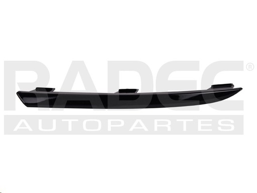 [011-3132-04] MOLDURA FASCIA TRASERA VW VENTO 16-20 NEGRA LINEA ANTERIOR STARLINE L4 4 CILINDROS 1.6L 4 PUERTAS DER