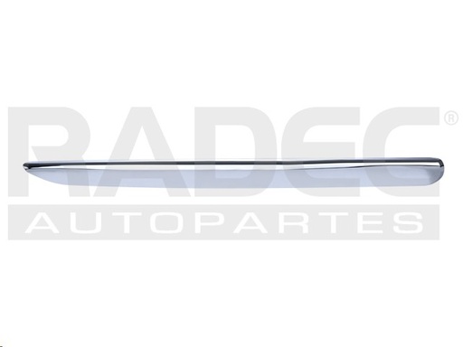 [011-3502-00] MOLDURA FASCIA DELANTERA KI SPORTAGE 16 LINEA ANTERIOR CROMADA EX/LX L4 4 CILINDROS 2.0L 5 PUERTAS DER