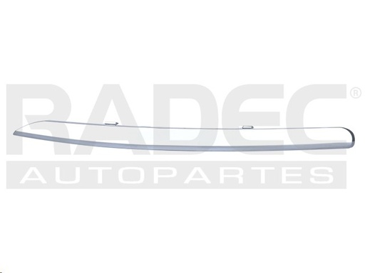 [011-3502-01] MOLDURA FASCIA DELANTERA KI SPORTAGE 16 LINEA ANTERIOR CROMADA EX/LX L4 4 CILINDROS 2.0L 5 PUERTAS IZQ