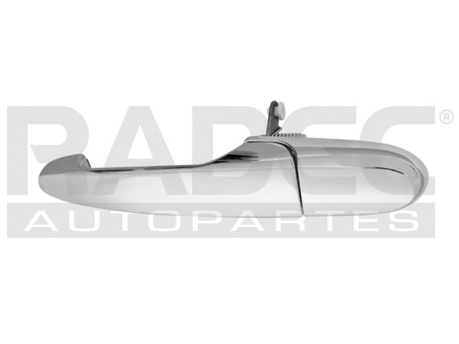 [012-0403-00] MANIJA EXTERIOR CV IMPALA 06-13/COBALT 05-10  PT G5 06-09  BK LACROSSE 05-09/LUCERNE 06-11  PT SOLSTICE 06-10  SIN HOYO PARA LLAVE CROMADA PLASTICO HUSHAN Derecho Delantera/Trasera  