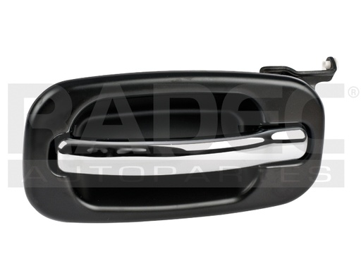 [012-0502-05] MANIJA EXTERIOR CD ESCALADE EXT/ESV 02-06  CV SILVERADO 99-06/SUBURBAN/TAHOE/SONORA 00-06/AVALANCHE 02-06  GM SIERRA  CV CHEYENNE 99-06  LISA PARA PINTAR NEGRA/CROMO PLASTICO HUSHAN Izquierdo Trasera  