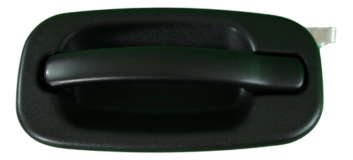 [012-0603-03] MANIJA EXTERIOR CV SILVERADO 99-06/SUBURBAN/TAHOE/SONORA 00-06/AVALANCHE 02-06  GM SIERRA 99-06/YUKON 00-06  CV CHEYENNE 99-06  CORRUGADA NEGRA PLASTICO HUSHAN Izquierdo Trasera  