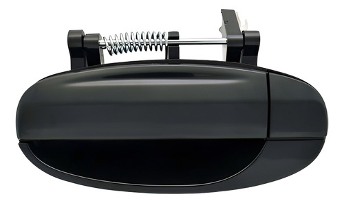 [012-0604-21] MANIJA EXTERIOR CV AVEO 04-07  PT G3 04-06  LISA PARA PINTAR NEGRA PLASTICO HUSHAN Izquierdo Trasera  