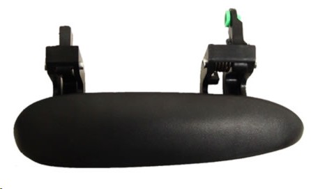 [012-0611-03] MANIJA EXTERIOR CV CAVALIER 95-04  PT SUNFIRE 95-05  CORRUGADA NEGRA PLASTICO HUSHAN Izquierdo Trasera  