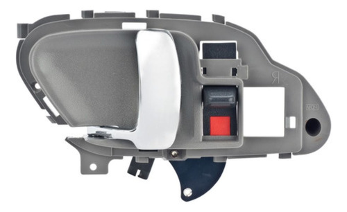 [012-0615-27] MANIJA INTERIOR CV CHEYENNE/CUSTOM 95-98/SUBURBAN 95-99/SILVERADO 95-98/TAHOE 95-99  GM SIERRA/YUKON 95-98  CD ESCALADE ESV 95-00  CV PICK UP 95-98  GRIS/CROMO ZINC CON PLASTICO HUSHAN Izquierdo Delantera/Trasera  