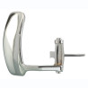 [012-0615-46] MANIJA INTERIOR CV CHEYENNE/CUSTOM 95-98/SUBURBAN 95-99/SILVERADO 95-98/TAHOE 95-99  GM SIERRA/YUKON 95-98  CD ESCALADE ESV 95-00  CV PICK UP 95-98  CROMO ZINC SOLO REPUESTO / C/RESORTE Y SEGURO HUSHAN Derecho Delantera/Trasera  