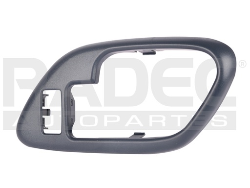[012-0615-74] MANIJA INTERIOR CV CHEYENNE/CUSTOM 95-98/SUBURBAN 95-99/SILVERADO 95-98/TAHOE 95-99  GM SIERRA/YUKON 95-98  CD ESCALADE ESV 95-00  CV PICK UP 95-98  BISEL CON HOYO AZUL PLASTICO HUSHAN Derecho Delantera/Trasera  