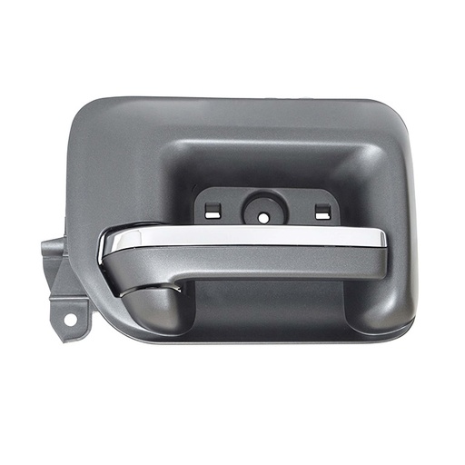 [012-0615-87] MANIJA INTERIOR CV CHEYENNE/SILVERADO  GM SIERRA 14-18  NEGRA/CROMO PLASTICO HUSHAN Izquierdo Delantera  