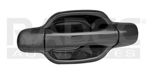 [012-0616-01] MANIJA EXTERIOR CV COLORADO  GM CANYON 04-12  NEGRA PLASTICO HUSHAN Izquierdo Trasera  