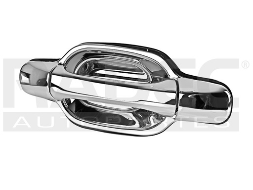 [012-0616-15] MANIJA EXTERIOR CV COLORADO  GM CANYON 04-12  CROMADA PLASTICO HUSHAN Izquierdo Trasera  