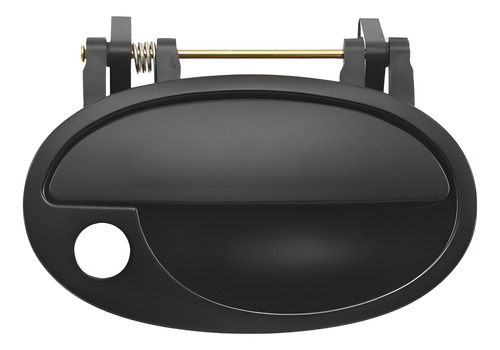 [012-0617-00] MANIJA EXTERIOR CV TORNADO 04-11/CORSA 00-08/MERIVA 04-08  CON HOYO PARA LLAVE LISA NEGRA PLASTICO HUSHAN Derecho Delantera  