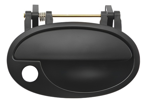 [012-0617-01] MANIJA EXTERIOR CV TORNADO 04-11/CORSA 00-08/MERIVA 04-08  CON HOYO PARA LLAVE LISA NEGRA PLASTICO HUSHAN Izquierdo Delantera  