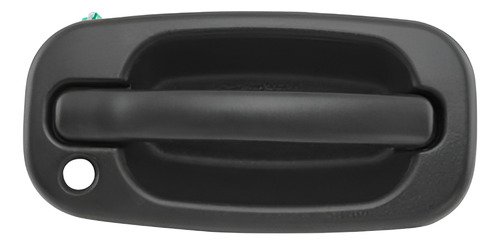 [012-0620-02] MANIJA EXTERIOR CV SILVERADO 99-06/SUBURBAN/TAHOE/SONORA 00-06/AVALANCHE 02-06  GM SIERRA 99-06/YUKON 00-06  CV CHEYENNE 99-06  CON HOYO PARA LLAVE CORRUGADA NEGRA PLASTICO HUSHAN Derecho Delantera  