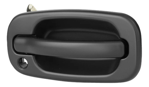 [012-0620-05] MANIJA EXTERIOR CV SILVERADO 99-06/SUBURBAN/TAHOE/SONORA 00-06/AVALANCHE 02-06  GM SIERRA 99-06/YUKON 00-06  CV CHEYENNE 99-06  CON HOYO PARA LLAVE LISA PARA PINTAR NEGRA PLASTICO HUSHAN Izquierdo Delantera  