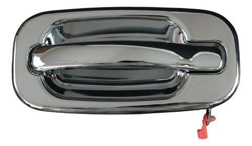 [012-0620-07] MANIJA EXTERIOR CV SILVERADO 99-06/SUBURBAN/TAHOE/SONORA 00-06/AVALANCHE 02-06  GM SIERRA 99-06/YUKON 00-06  CV CHEYENNE 99-06  CON HOYO PARA LLAVE CROMADA PLASTICO HUSHAN Izquierdo Delantera  