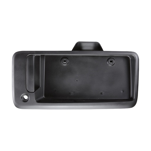 [012-0623-12] MANIJA EXTERIOR CV EXPRESS VAN 03-09  CON HOYO PARA LLAVE 5TA PUERTA CON PORTA PLACA CORRUGADA NEGRO PLASTICO HUSHAN    