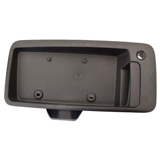 [012-0623-42] MANIJA EXTERIOR CV EXPRESS VAN 10-18  CON HOYO PARA LLAVE 5TA PUERTA CON PORTA PLACA CORRUGADA NEGRO PLASTICO HUSHAN    