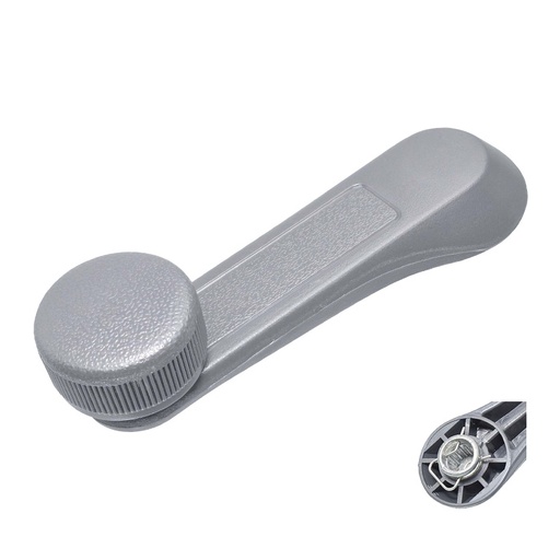 [012-0629-09] MANIJA DE ELEVAR IZ LUV 88-05/RODEO 81-96  ZINC GRIS HUSHAN    