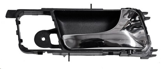 [012-0633-06] MANIJA INTERIOR CV OPTRA 06-10  SZ FORENZA SEDAN 04-08  NEGRA/CROMO PLASTICO HUSHAN Derecho Delantera/Trasera  