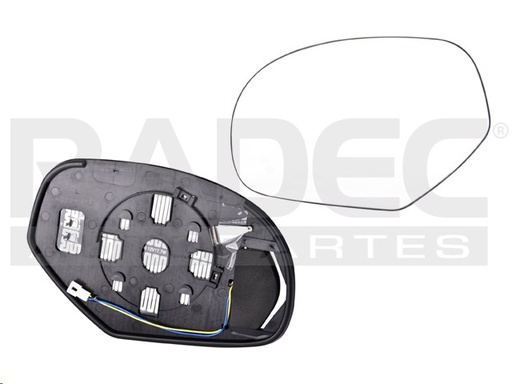 [001-0639-09] LUNA ESPEJO CV SILVERADO 07-13 C/DESENPANANTE C/DIRECCIONAL 1500/2500/LS/LT/Z1 V8 8 CILINDROS 4.0/4.3/5.3L 2/4 PUERTAS IZQ