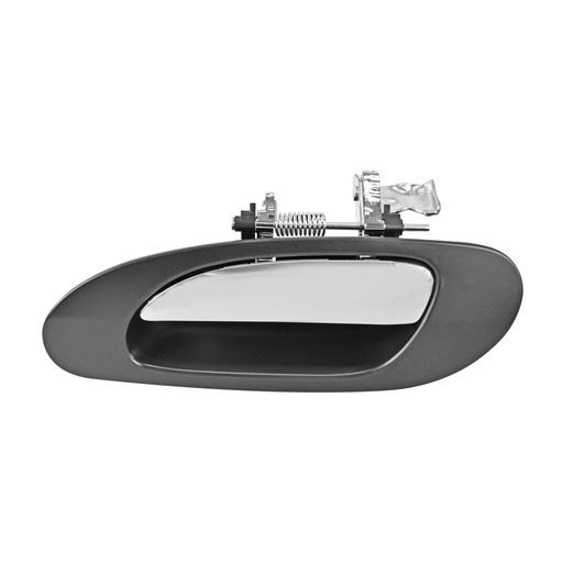 [106015] MANIJA EXTERIOR AC TL 99-03  CROMADA/NEGRA PLASTICO HUSHAN Izquierdo Trasera  