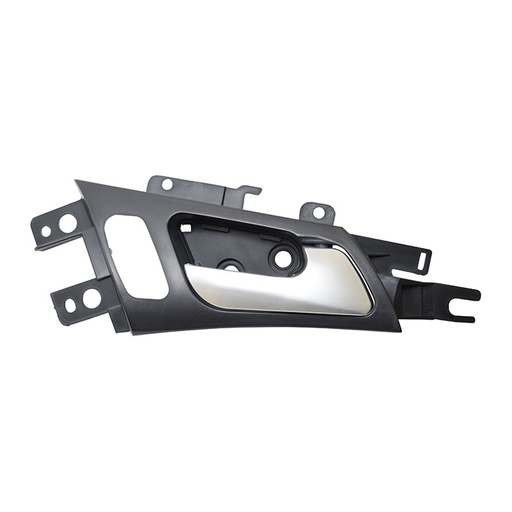 [012-0105-06] MANIJA INTERIOR AC TL 04-08  CON HOYO PARA SEGURO NEGRO/PLATA PLASTICO HUSHAN Derecho Delantera  
