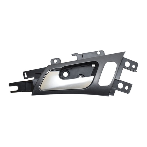 [012-0105-07] MANIJA INTERIOR AC TL 04-08  CON HOYO PARA SEGURO NEGRO/PLATA PLASTICO HUSHAN Izquierdo Delantera  