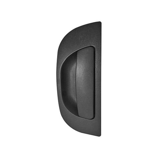 [012-4302-00] MANIJA EXTERIOR AR 147 HATCHBACK 00-10  CORRUGADA NEGRA PLASTICO HUSHAN Derecho Trasera  