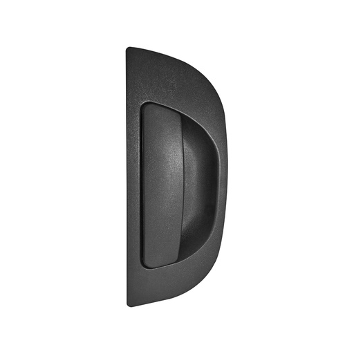 [012-4302-01] MANIJA EXTERIOR AR 147 HATCHBACK 00-10  CORRUGADA NEGRA PLASTICO HUSHAN Izquierdo Trasera  