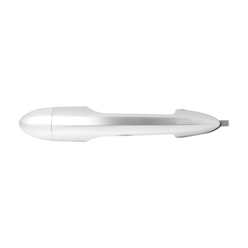 [012-4301-02] MANIJA EXTERIOR AR GIULIETTA 13-18  SIN HOYO PARA LLAVE SIN SENSOR LISA PLATA PLASTICO HUSHAN Derecho Delantera  