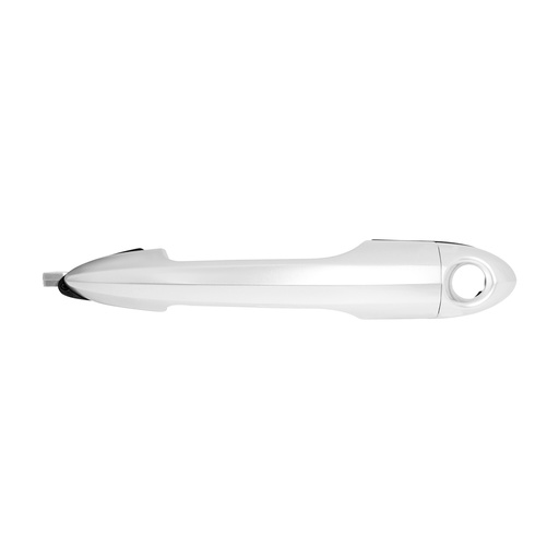 [012-4301-03] MANIJA EXTERIOR AR GIULIETTA 13-18  CON HOYO PARA LLAVE SIN SENSOR LISA PLATA PLASTICO HUSHAN Izquierdo Delantera  