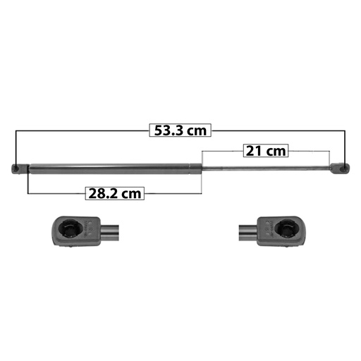 [004-0201-03] AMORTIGUADOR 5TA PUERTA AD A3 QUATTRO 04-12/COUNTRYMAN R60 04-13  53.3 28.2 21 ENTRADA TIPO 9 ENTRADA 2 TIPO 9 380 85.43 38.75 440 98.92 44.87 SPART SP-7051 Derecho/Izquierdo   