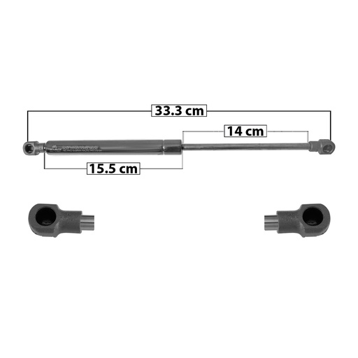 [004-0315-00] AMORTIGUADOR COFRE BW SERIE 5 525I 97-03/M5 00-03  33.3 15.5 14 ENTRADA TIPO 1 ENTRADA 2 TIPO 1 710 159.61 72.4 650 146.13 66.28 MANIJAUTO SP-8777 Derecho/Izquierdo   