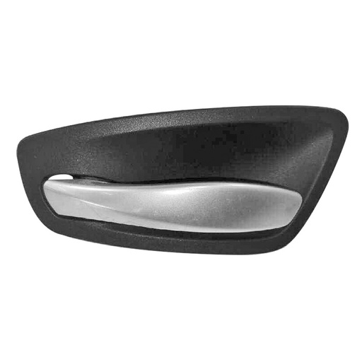[012-0316-01] MANIJA INTERIOR BW SERIE 1 08-11  NEGRO/PLATA PLASTICO HUSHAN Izquierdo Delantera/Trasera  
