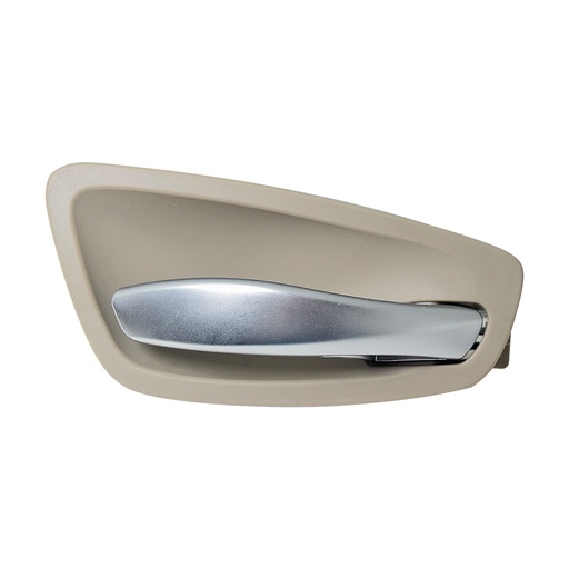[012-0316-00] MANIJA INTERIOR BW SERIE 1 08-11  BEIGE/CROMADA PLASTICO HUSHAN Derecho Delantera/Trasera  