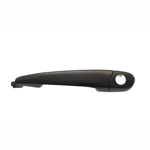 [012-0301-03] MANIJA EXTERIOR BW SERIE 3 99-00  CON HOYO PARA LLAVE LISA PARA PINTAR NEGRA PLASTICO HUSHAN Izquierdo Delantera  