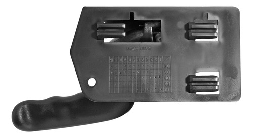 [012-0639-08] MANIJA INTERIOR CV SILVERADO CREW CAB 99-06/SUBURBAN/TAHOE/SONORA 00-06/AVALANCHE 02-06  GM SIERRA CREW CAB 99-06/YUKON 00-06  CD ESCALADE EXT/ESV 02-06  CV CHEYENNE/PICK UP 99-06  NEGRO PLASTICO HUSHAN Derecho Delantera/Trasera  