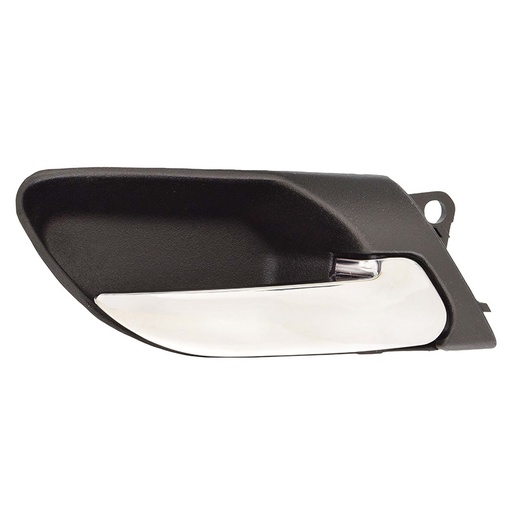 [012-0301-20] MANIJA INTERIOR BW SERIE 3 99-06  NEGRA/CROMO PLASTICO HUSHAN Derecho Trasera  