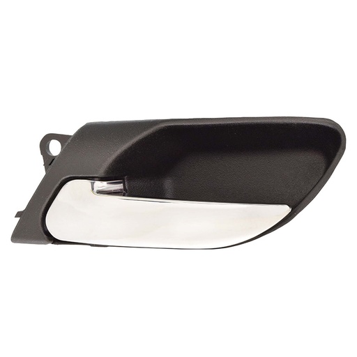 [012-0301-21] MANIJA INTERIOR BW SERIE 3 99-06  NEGRA/CROMO PLASTICO HUSHAN Izquierdo Trasera  