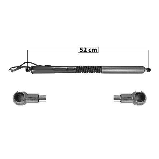 [60306] AMORTIGUADOR 5TA PUERTA BW X3 18-21  MANUAL PARA 5TA PUERTA AUTOMATICA 51247497482 MANIJAUTO Izquierdo Trasera 5ta puerta 