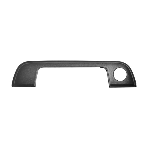 [012-0307-01] MANIJA EXTERIOR BW Z3 96-02  CON HOYO PARA LLAVE SOLO BISEL CORRUGADA NEGRA PLASTICO HUSHAN Izquierdo Delantera  